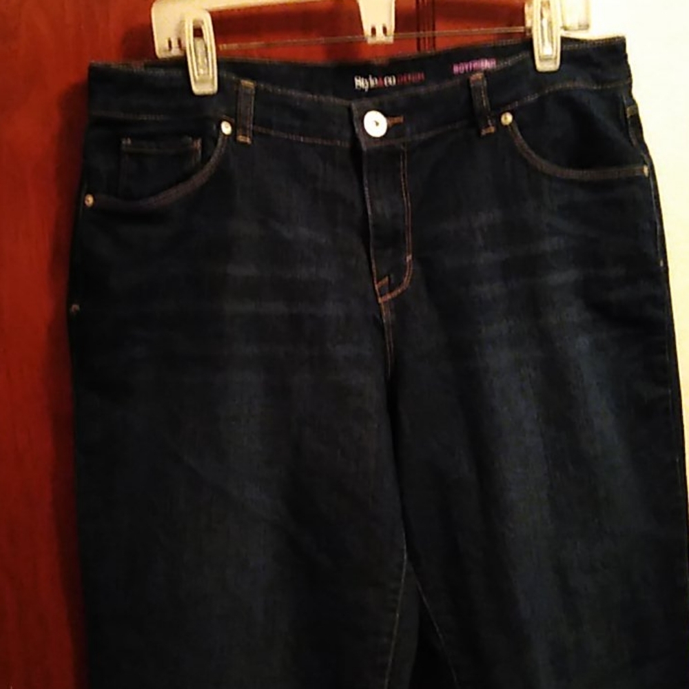 Style Co Denim boyfriend jeans women's 16. 5-pocke